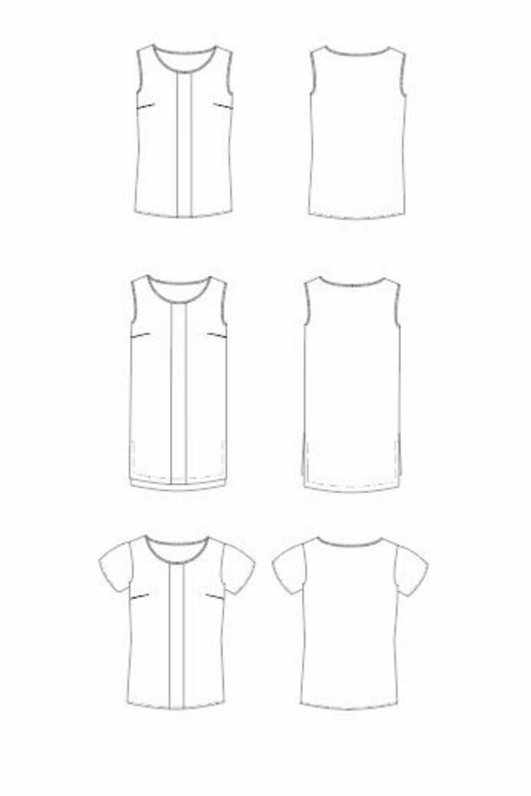 The Sorbetto sewing pattern, from Seamwork