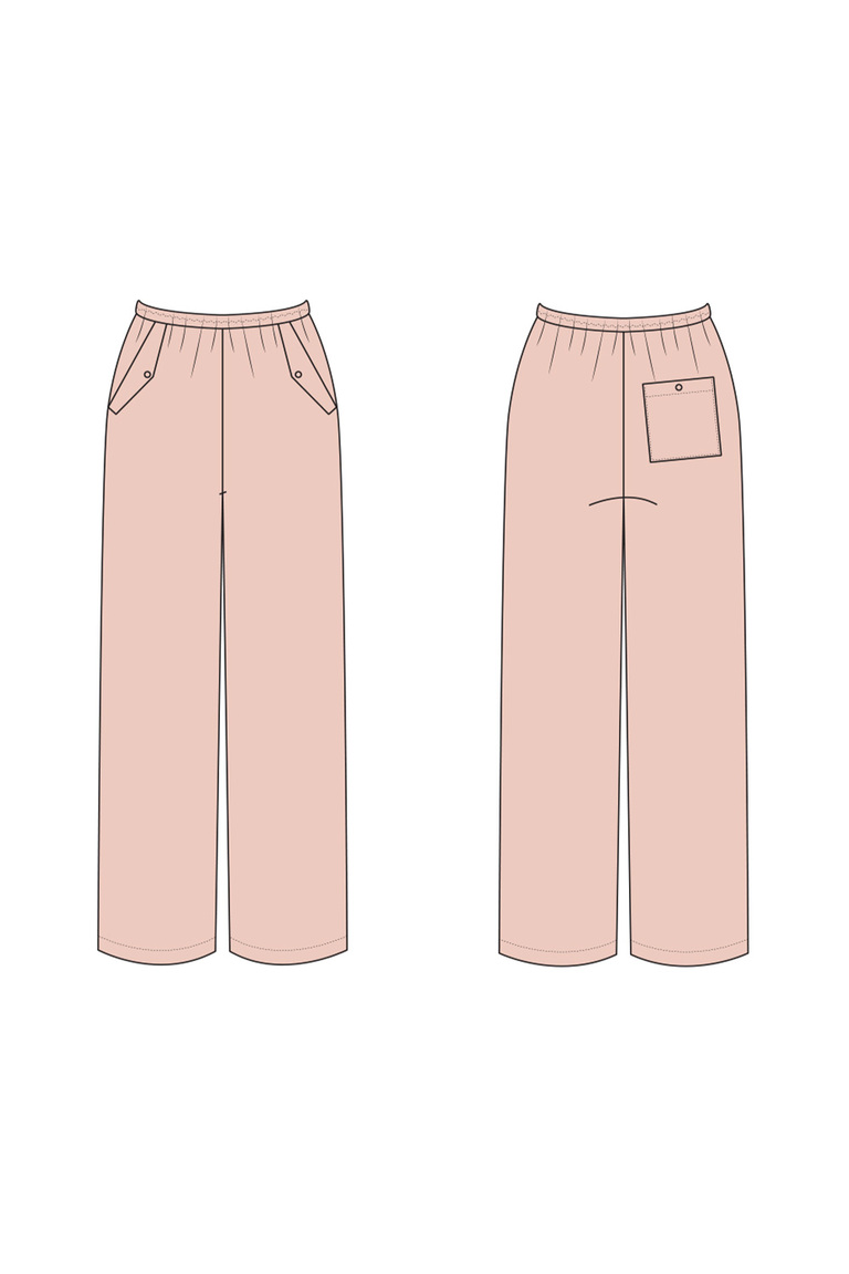 The  sewing pattern, from Seamwork