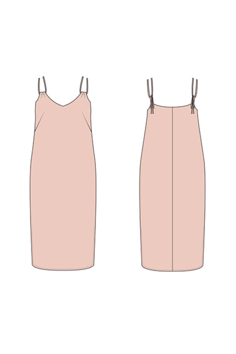 The  sewing pattern, from Seamwork