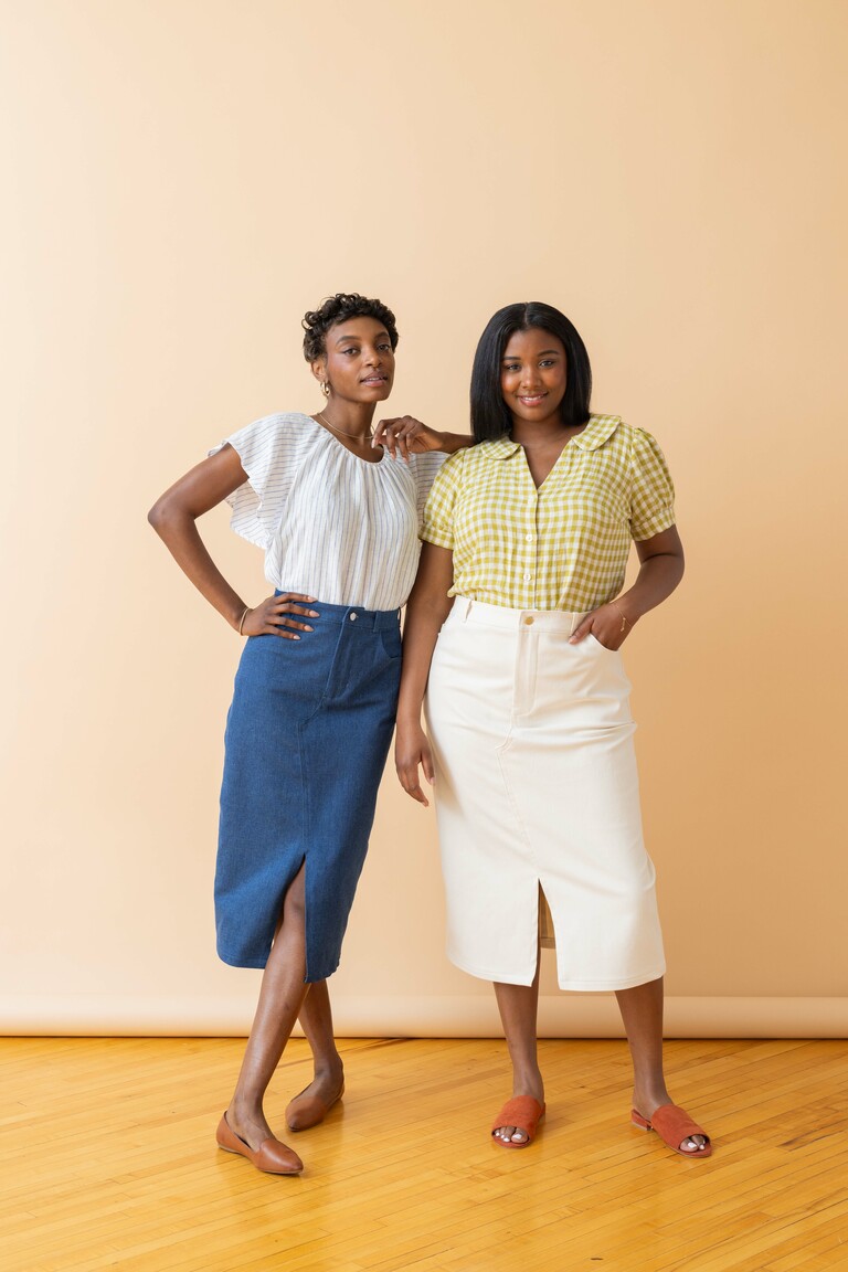 The  sewing pattern, from Seamwork