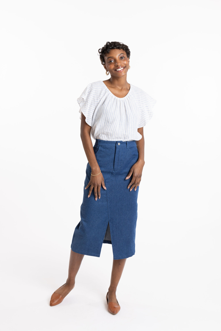 The  sewing pattern, from Seamwork