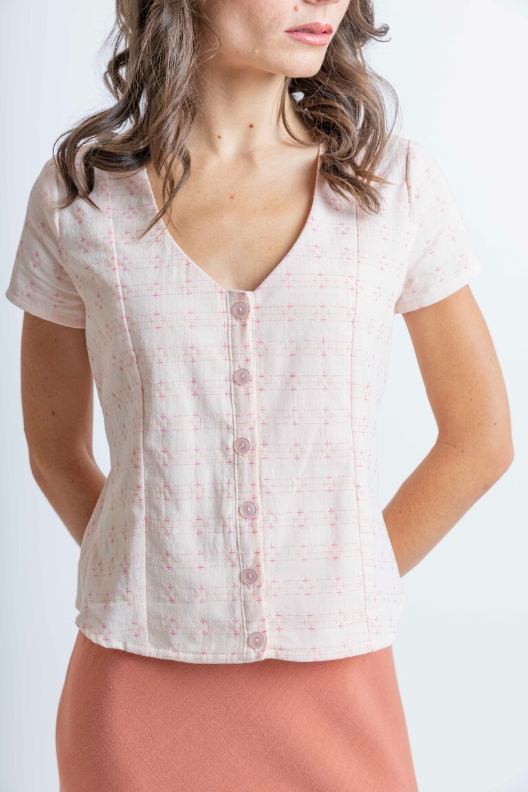 The  sewing pattern, from Seamwork