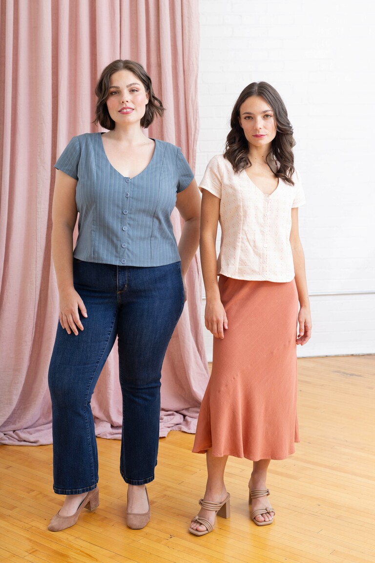 The  sewing pattern, from Seamwork