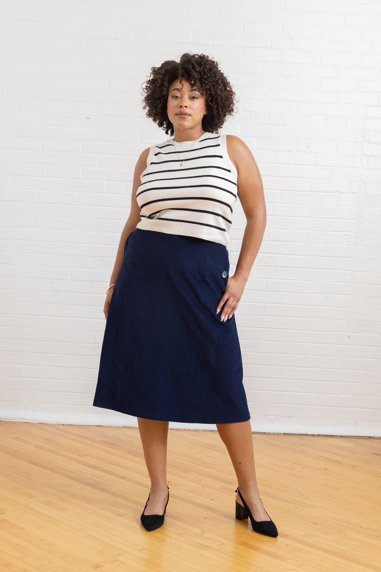 The  sewing pattern, from Seamwork