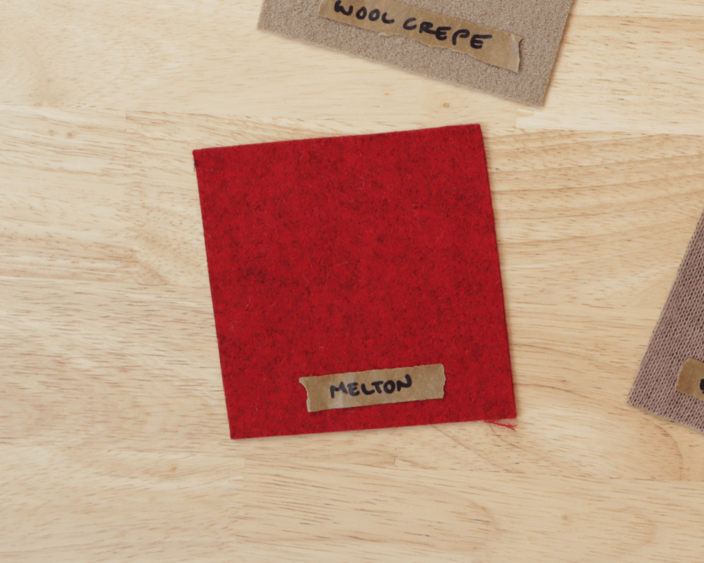 melton wool swatch