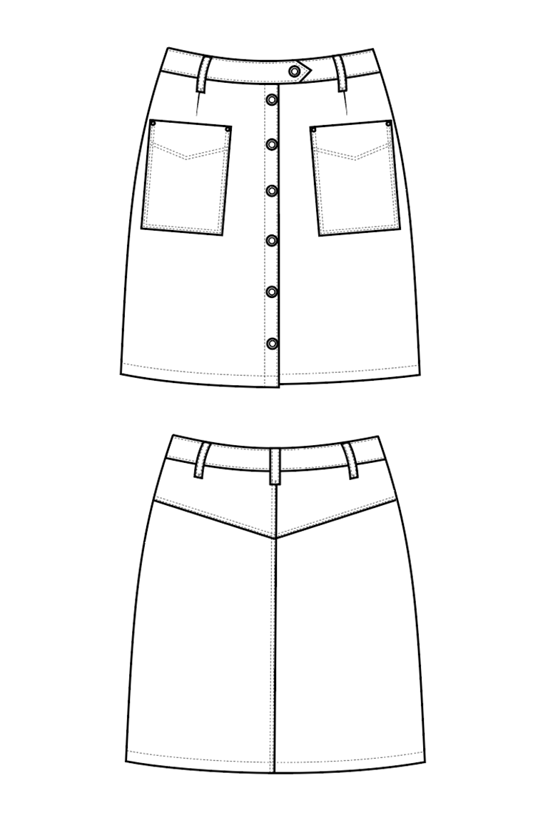 The Leonora sewing pattern, from Seamwork