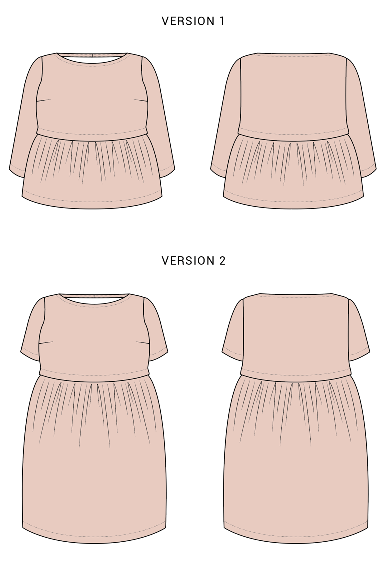 The Mina sewing pattern, from Seamwork