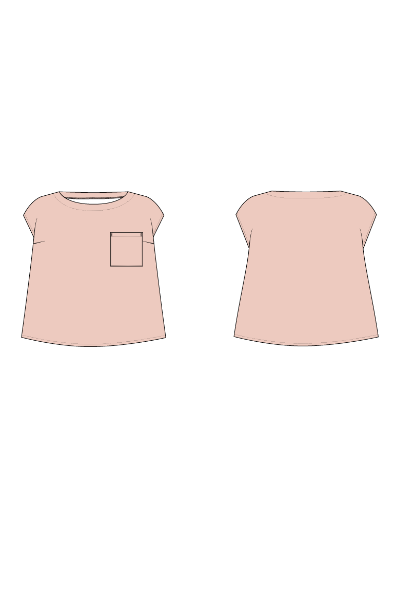 The Hansie sewing pattern, from Seamwork