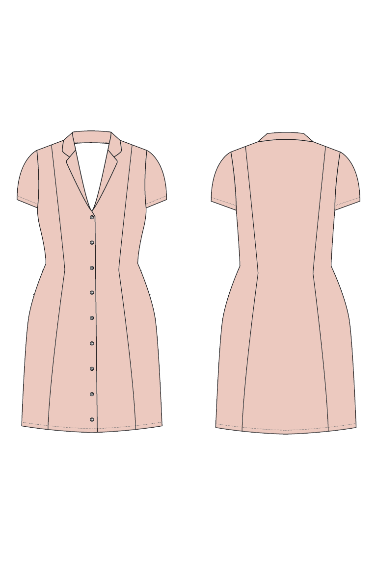 The Chantelle sewing pattern, from Seamwork