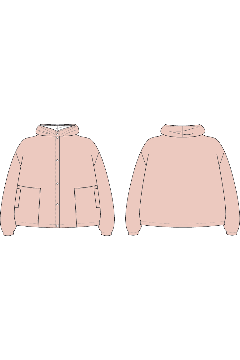 The  sewing pattern, from Seamwork