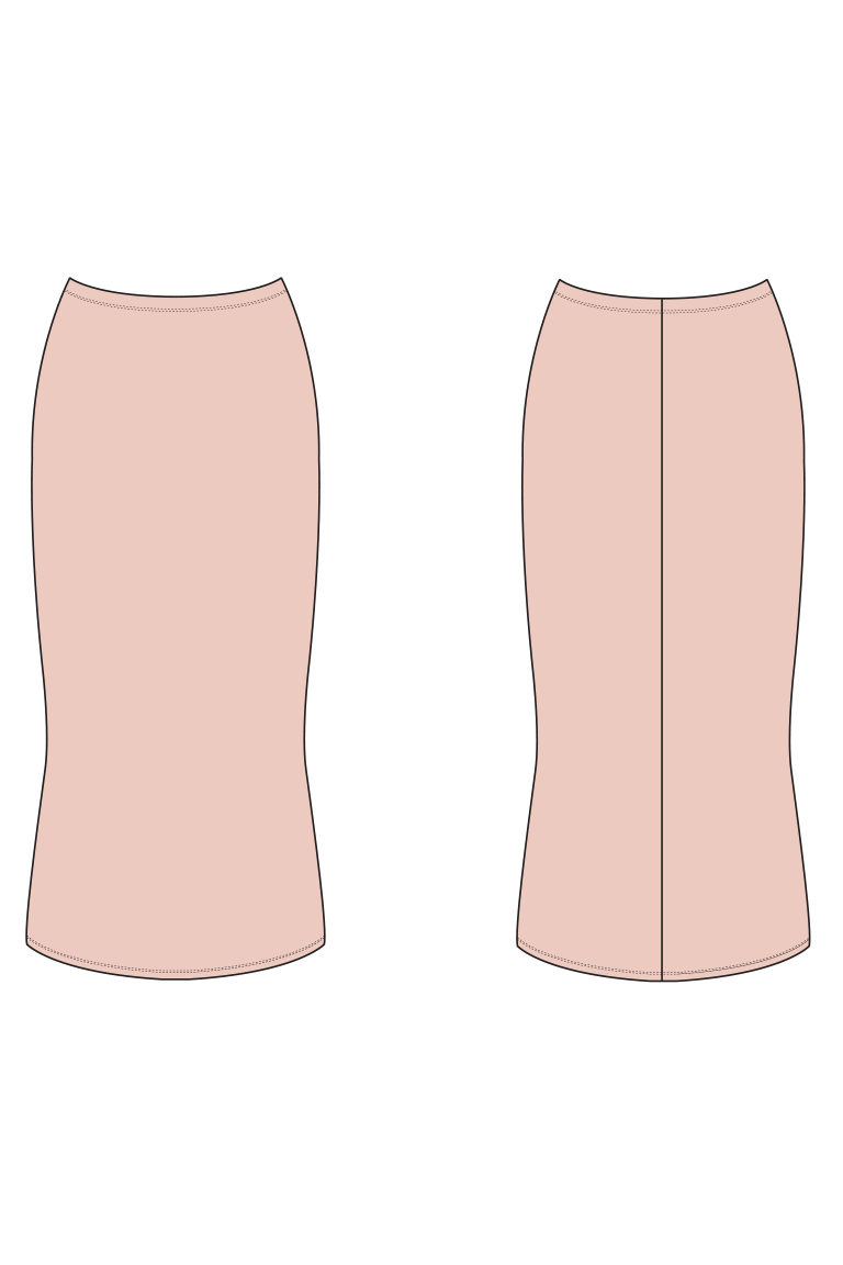 The  sewing pattern, from Seamwork