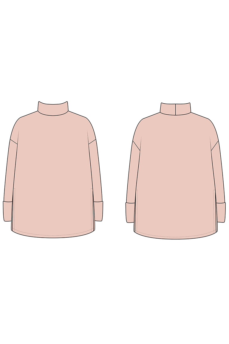 The  sewing pattern, from Seamwork