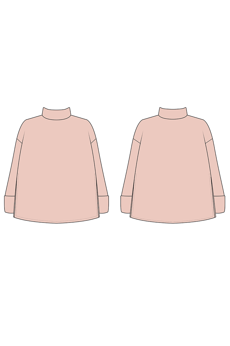 The  sewing pattern, from Seamwork