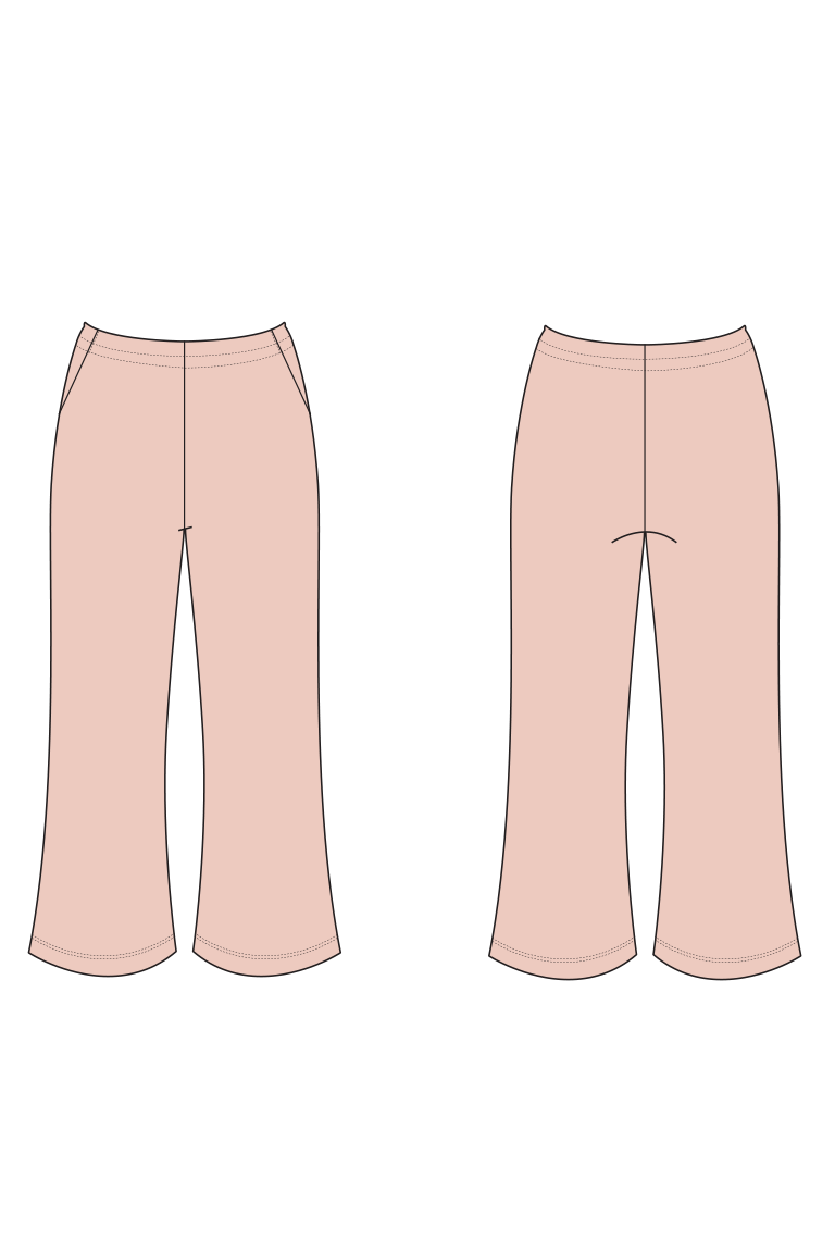 The  sewing pattern, from Seamwork