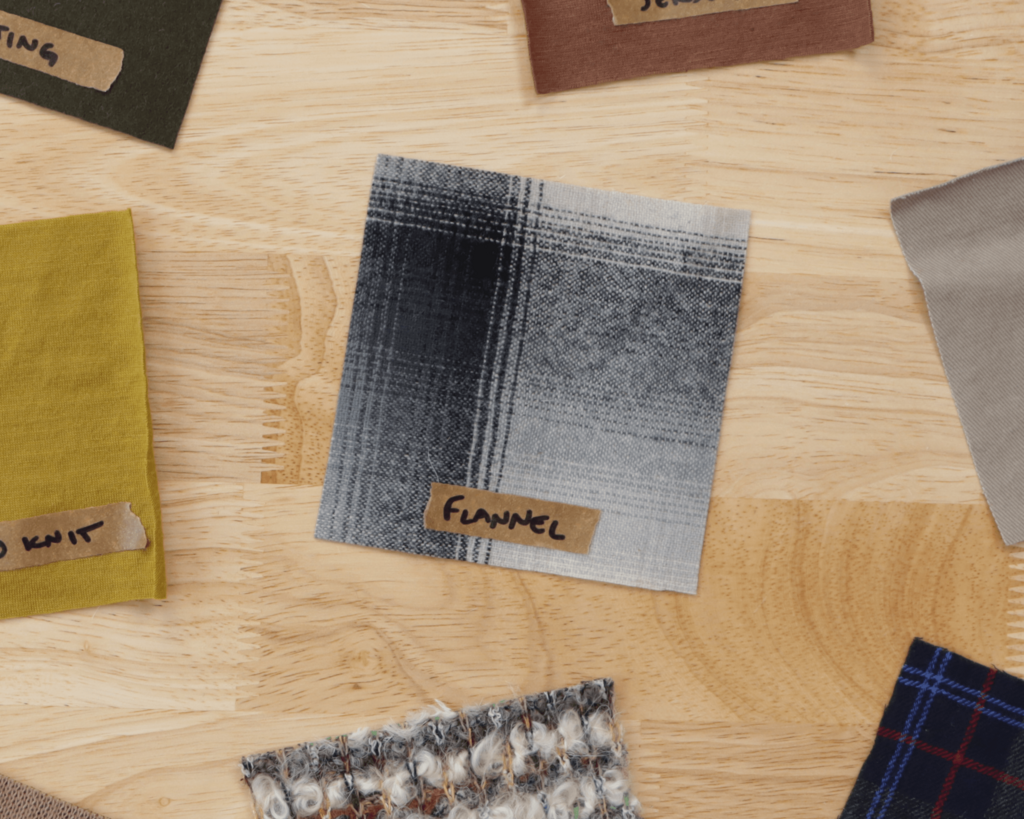 wool flannel swatch