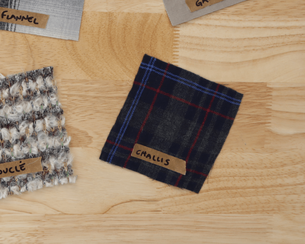 wool challis swatch